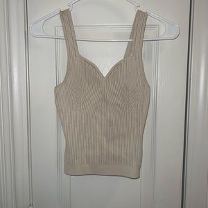 Abercrombie sweetheart sweater tank